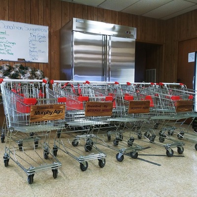 Shopping Carts! Just like a grocery store!