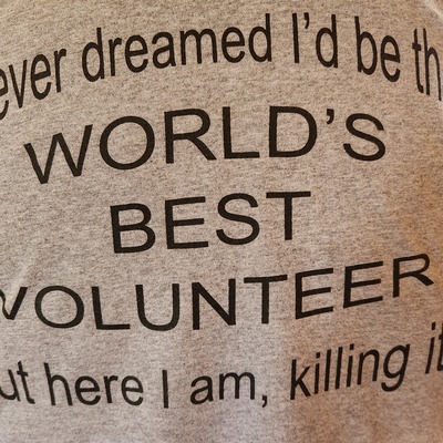 We do in fact, have the world's best volunteers!