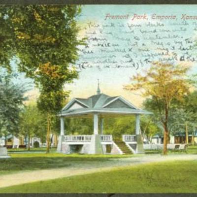 Fremont Park postcard, circa 1908