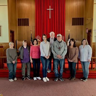 Ray Kapaun, nephew of Father Emil Kapaun, visited the building for the first time on April 1, 2023