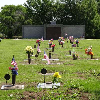 Memorial Day Flag Display