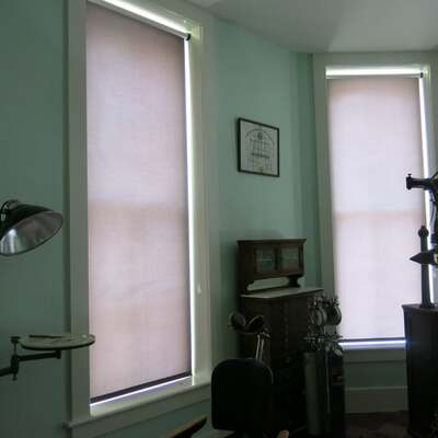 New blinds installed with Match Day funds!