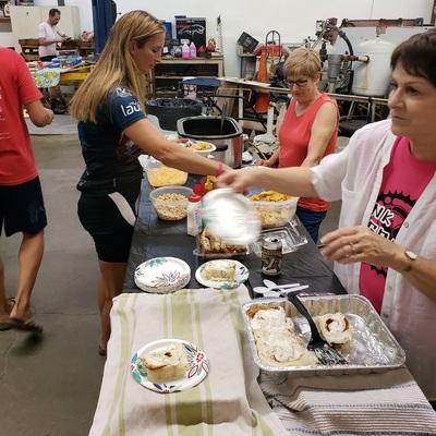 "Just a Chill Ride - 50k" traditional chili and cinnamon rolls meal.  Held the 1st Saturday in Oct.