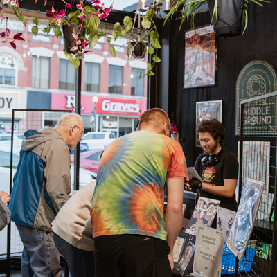 Community members can interact and purchase art directly from the artist.