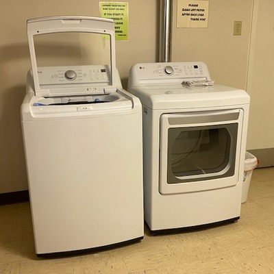 So grateful for past grant from Morgan-Wilke Fund for purchase of washer/dryer!