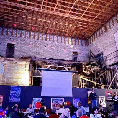 Black Tie Affair being held inside the theater!