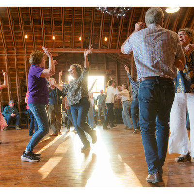 Old-time barn dances are fun!