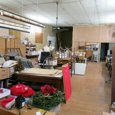 Not so glamorous. Space we would like to restore for display & artifact storage.