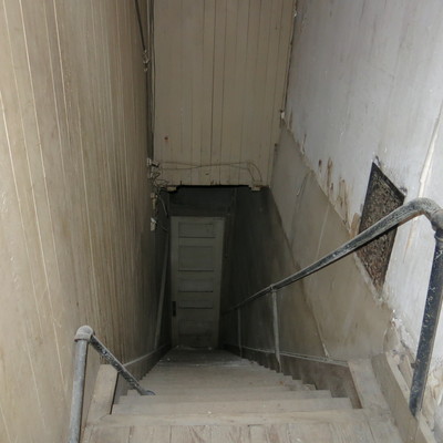 Not so glamorous. We would love to reopen this stairway to the upstairs.