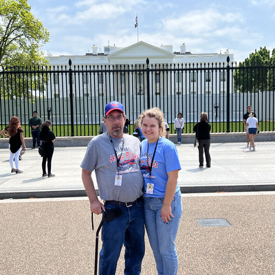 Student & Veteran at the White House