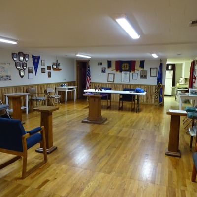 Inside Vernon H Buck Post 7957