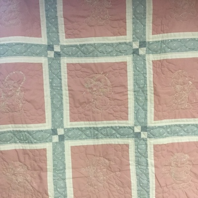 We have dozens of handmade quilts and blankets donated by people across the community.