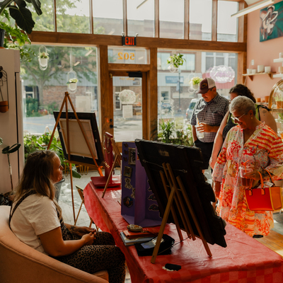 Many participating businesses offer discounts and specials during the Art Walk.
