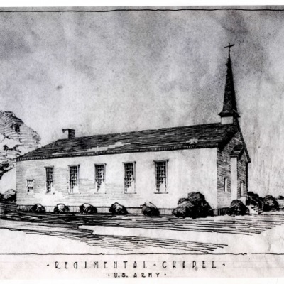 WW II Regimental Chapel Drawing, circa 1940