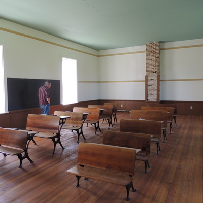 Arvonia School interior