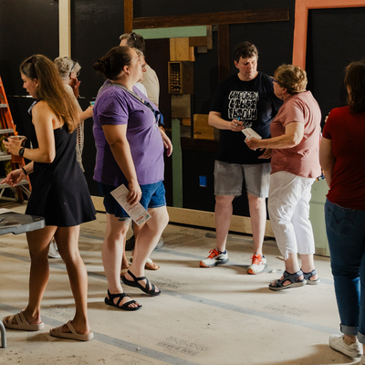 EFF collaborates with local businesses and artists for many types of art installations.