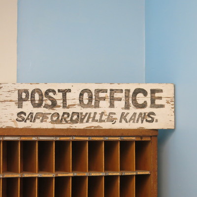 Post office room - display