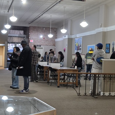 Opening night of Onyx Art and Culture Showcase during Emporia First Friday Art Walk.