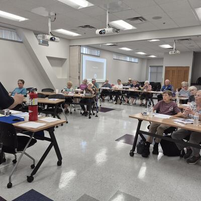 We go through training to be better at serving others